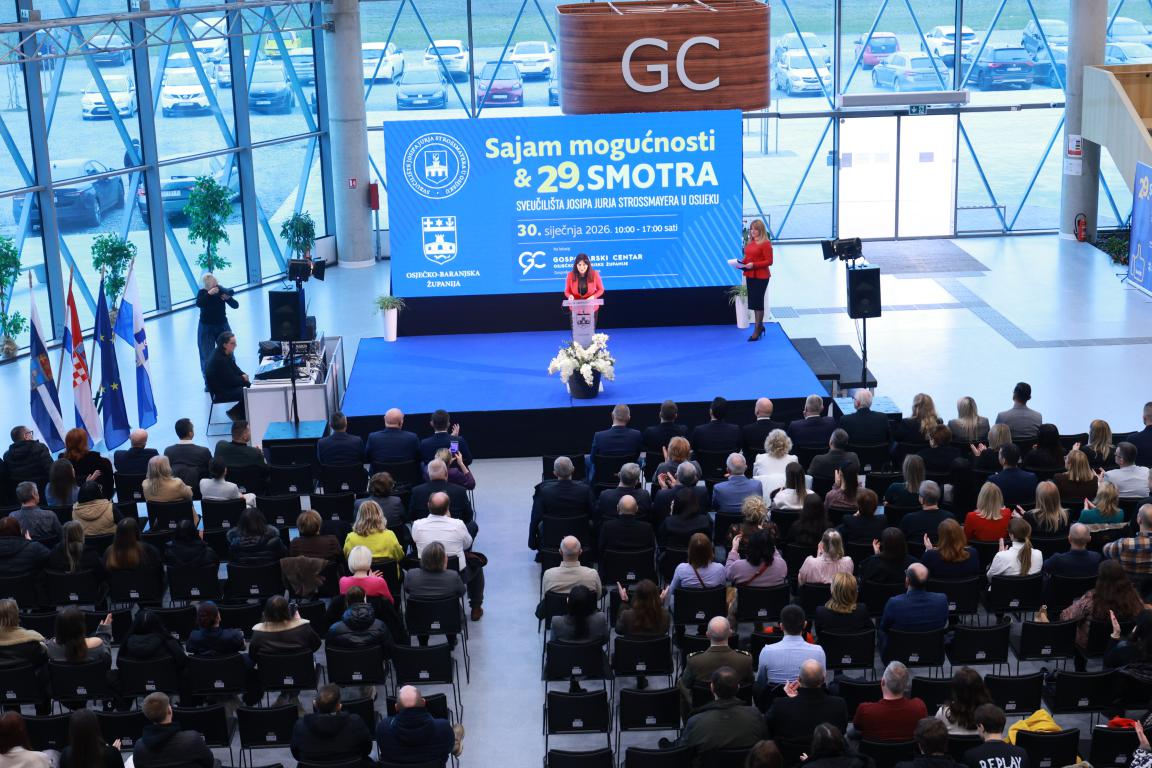 Sajam mogućosti i 29. Smotra Sveučilišta J. J. Strossmayera u Osijeku: Izvrsne prilike za mlade